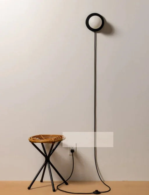 مصباح حائط لغرفة النوم الحديثة، مصباح حائط كروي إبداعي جديد مع مفتاح قابس القدم، مصباح حائط لغرفة المعيشة، فندق، منزل عائلي، ديكور