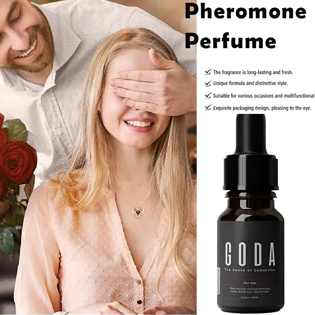 15ml/0.50 Fl. Oz Pheromone Perfume Long Lasting Natural Refreshing Body Essence Fragrance Attraction Erotic Perfum For Men Women SwiftNest