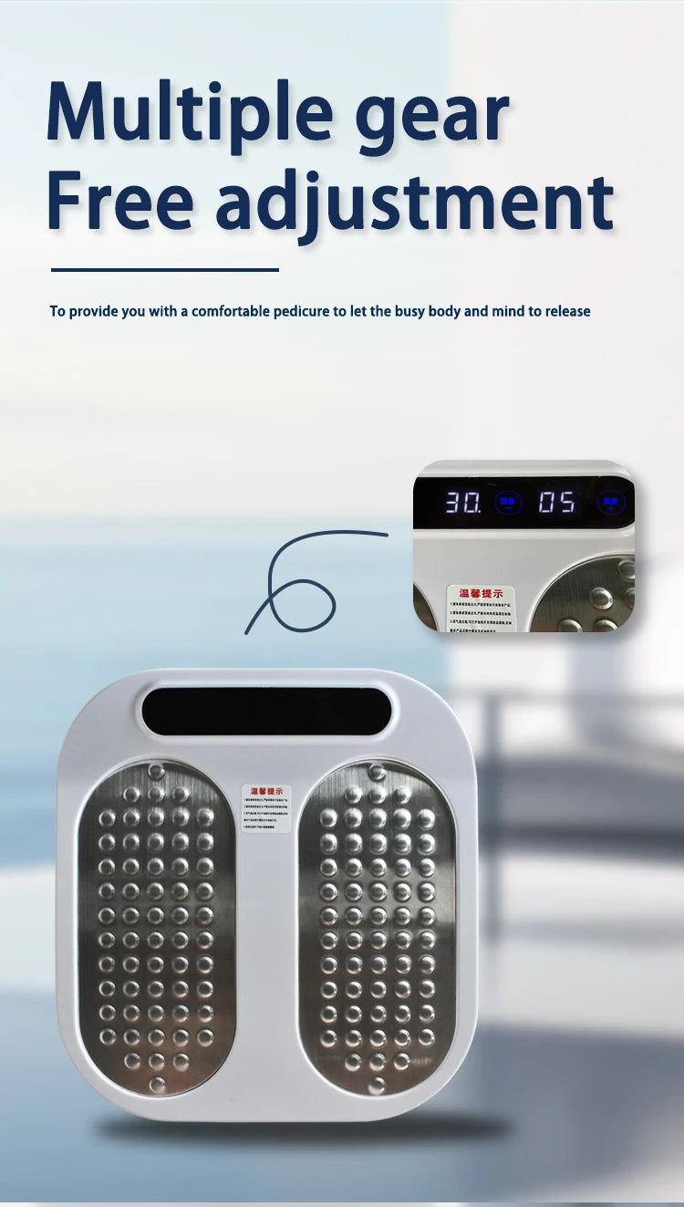 Upgrade P100 Terahertz Foot Therapy Machine Health Care Blood Circulation Foot Massage Meridian Apparatus for Personal Wellness