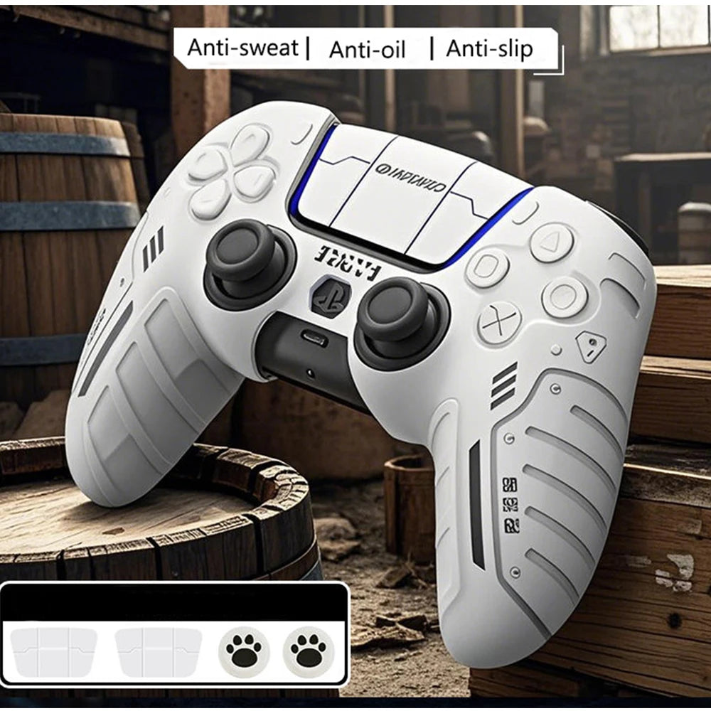 PS5 controller skin anti slip silicone sleeve protective sleeve handle sleeve dustproof, suitable for PS5 Controller Cover Case SwiftNest