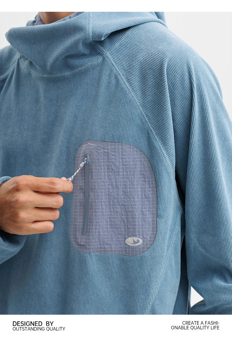 Outdoor Sports Lightweight Quick-Dry Hooded Fleece Training Top Unisex Design with Multiple Color Options Outdoor Camping Hoodie