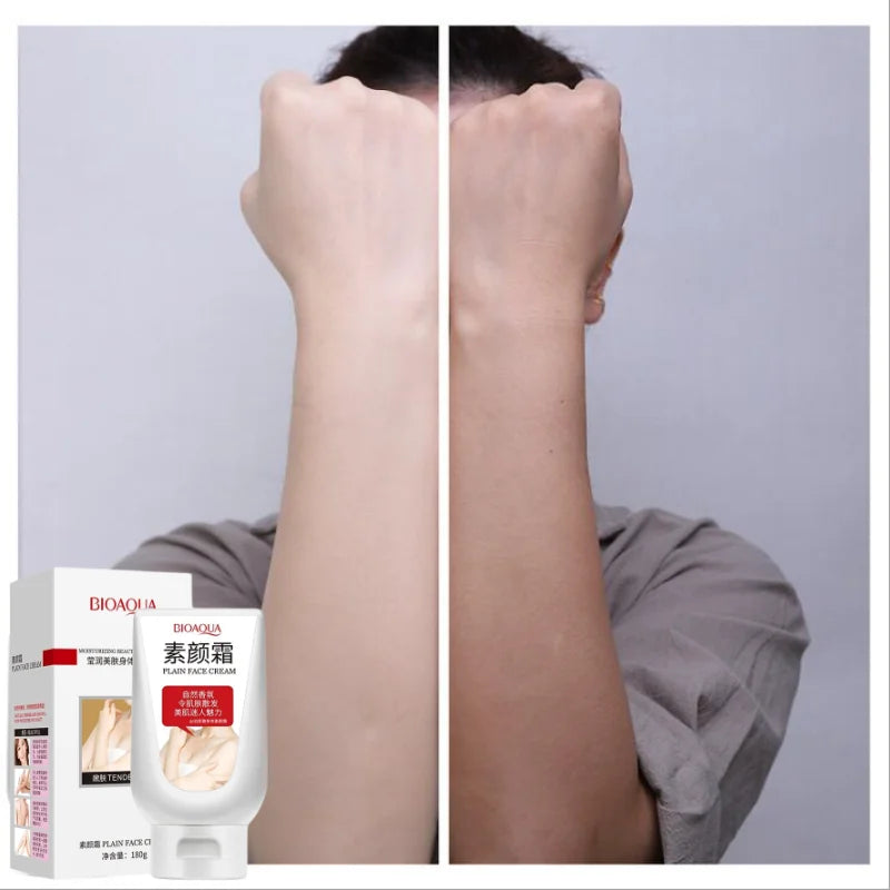 كريم بيواكوا سنو وايت للجسم 180 مل للعناية بالوجه وتبييض الجسم ومستحضرات التجميل بالتجزئة والعناية الشخصية بالبشرة وترطيبها للنساء