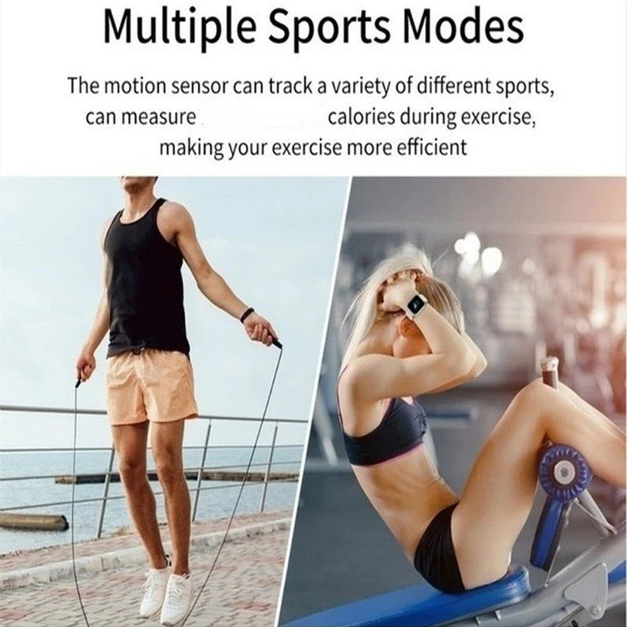 D13 Smart Watch Men Women 116 Plus Sports Mode Running Track Fitness Smart Band Message Reminder Smart Bracelet For Android IOS
