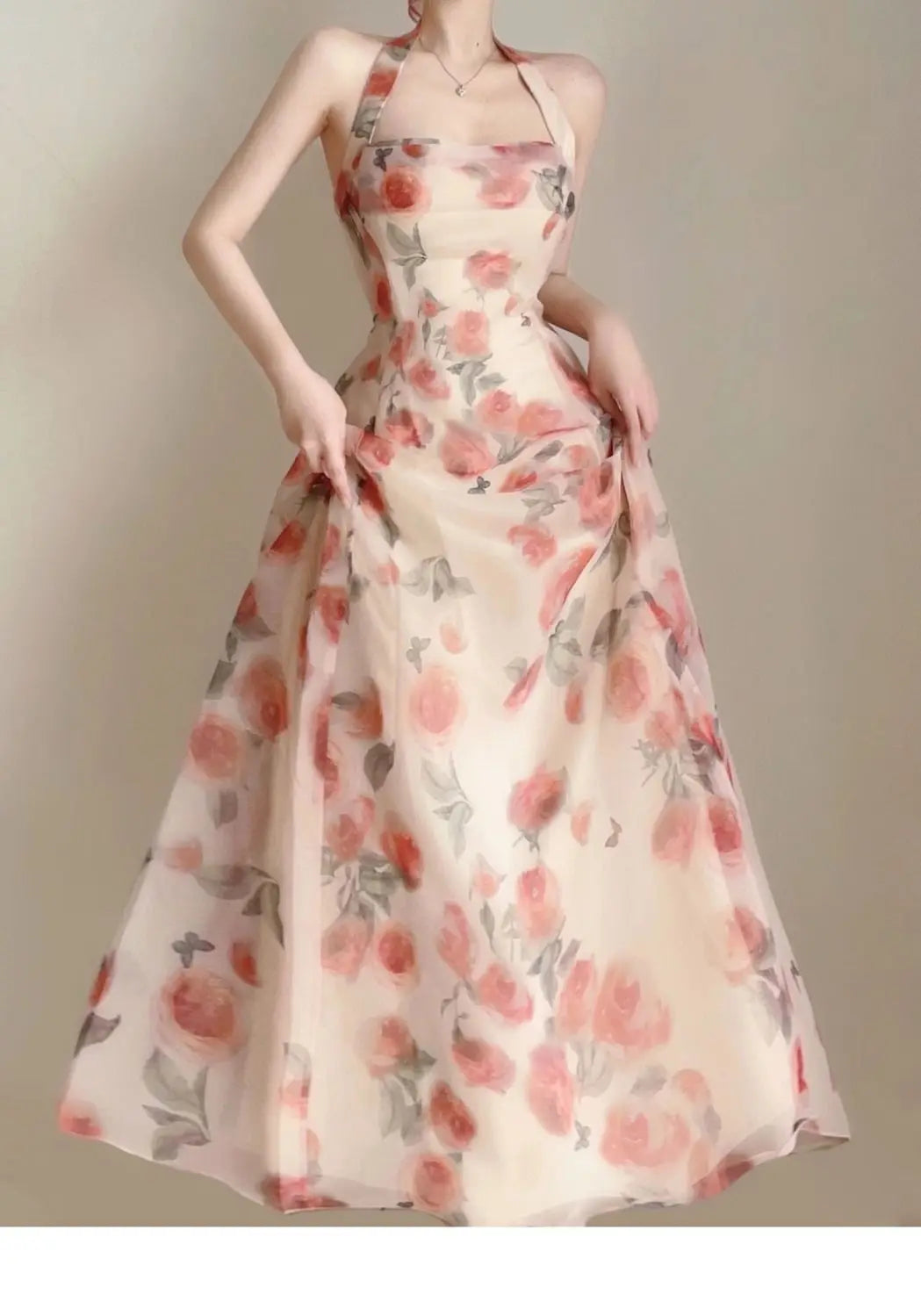 Long Dresses Womens Clothing French Elegant Party Dressess Female 2025 Summer New Fashion Versatile Beach Style Evening Dresses SwiftNest