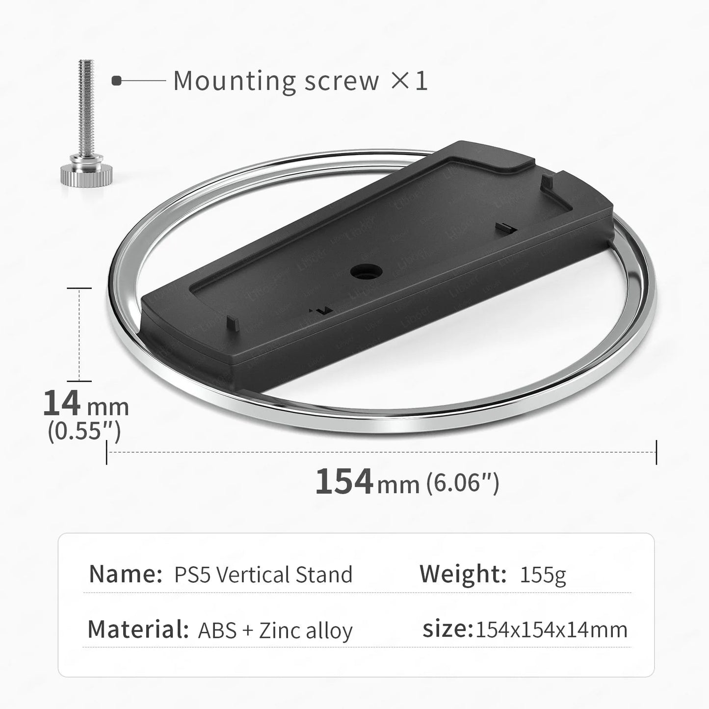 Portable Metal Vertical Stand for PS5 Slim/Pro Digital Disk Version Anti-Slip Base Holder for PS5 Pro Console Accessories SwiftNest