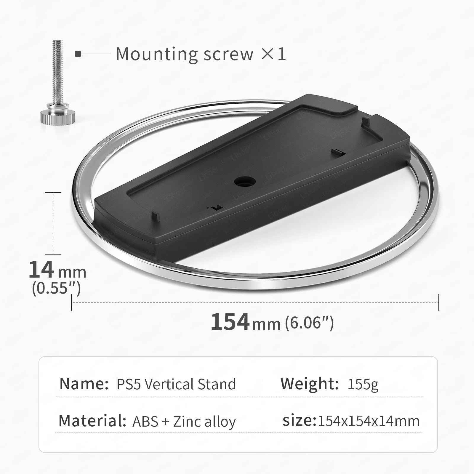 Portable Metal Vertical Stand for PS5 Slim/Pro Digital Disk Version Anti-Slip Base Holder for PS5 Pro Console Accessories SwiftNest