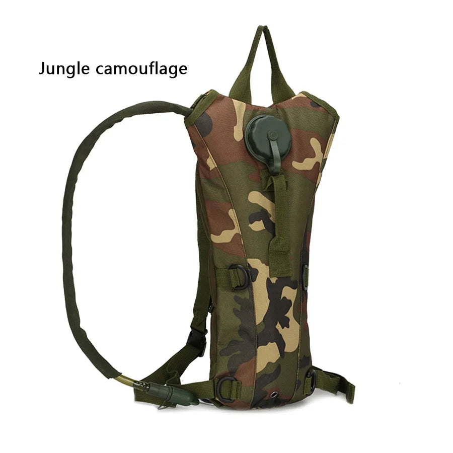 Sports backpack with 3L waterproof water bladder, suitable for running, jogging and cycling