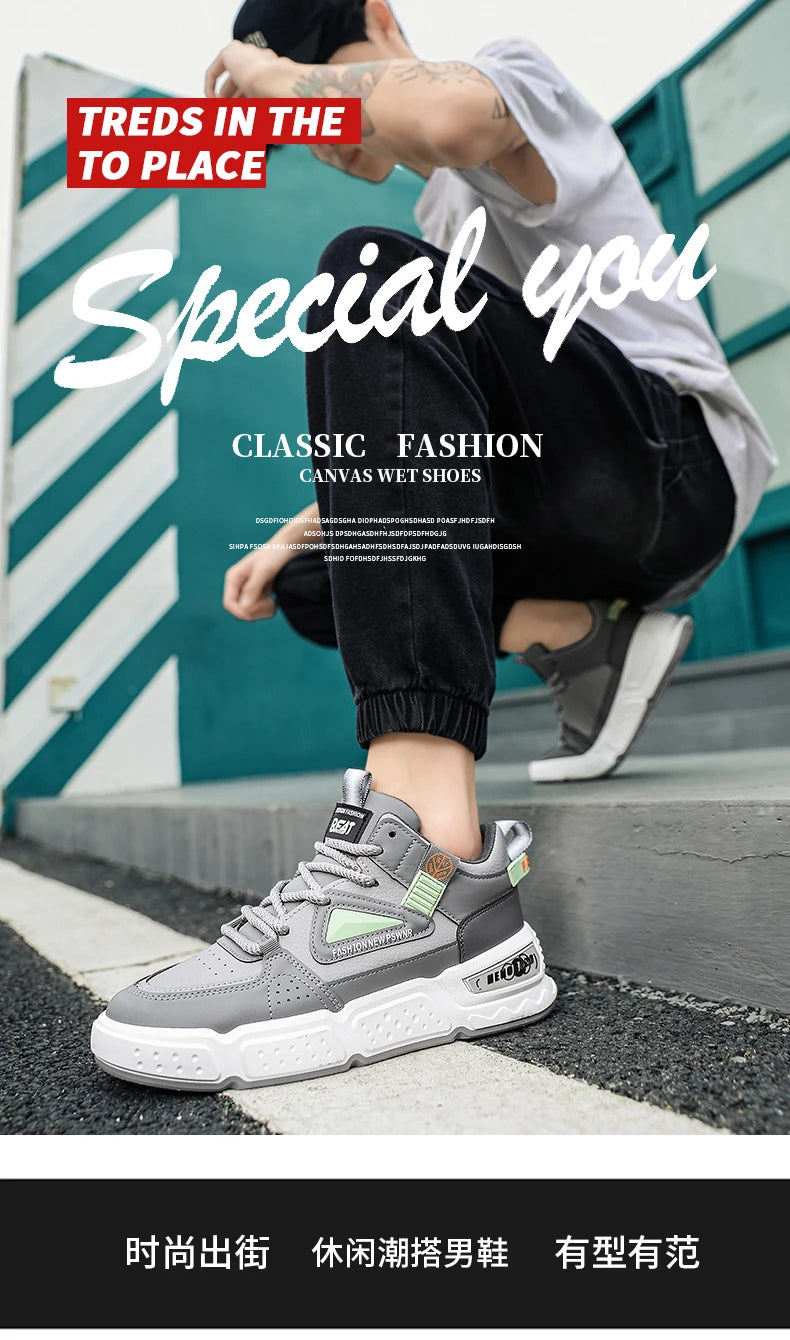 Men Casual Sneakers Summer new Breathable Sport Shoes Outdoor Running Shoes  Versatile student Athletic Jogging  Walking Shoes