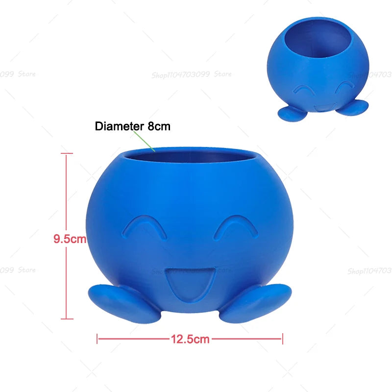 لوازم حديقة المنزل المطبوعة بتقنية الطباعة ثلاثية الأبعاد، أواني الزهور، أواني النباتات العصارية الإبداعية، أواني البونساي، ديكور المنزل