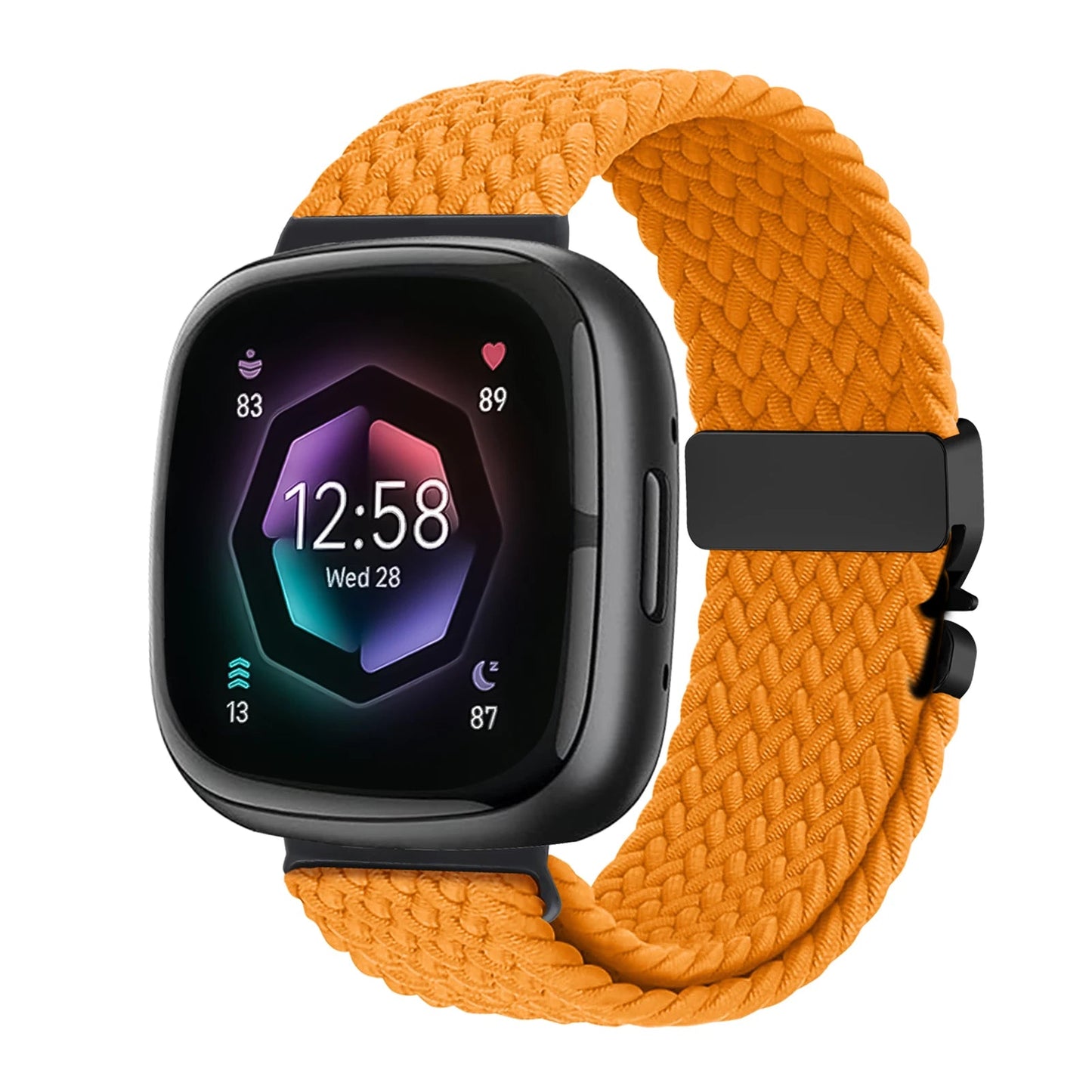 Parachute Braided Strap for Fitbit Versa 4 3 Sense 2 band Accessories replacment nylon correa Bracelet for Fitbit Versa 4 Strap SwiftNest