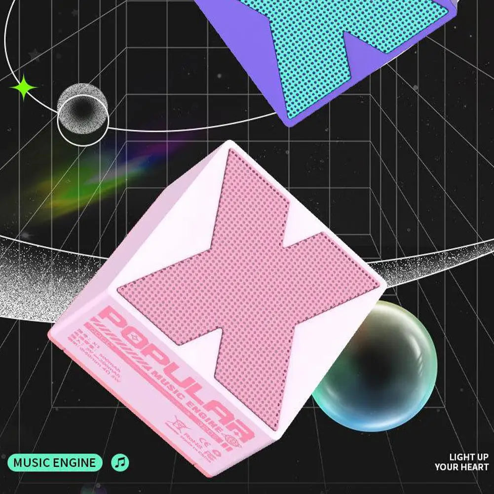 مكبر صوت محمول بتقنية البلوتوث - صوت محيطي عالي الدقة بزاوية 360 درجة، جهير قوي، صوت ثلاثي الأبعاد، إمكانية الاقتران، أحدث إصدار من تقنية البلوتوث 5.4، فكرة هدية مثالية