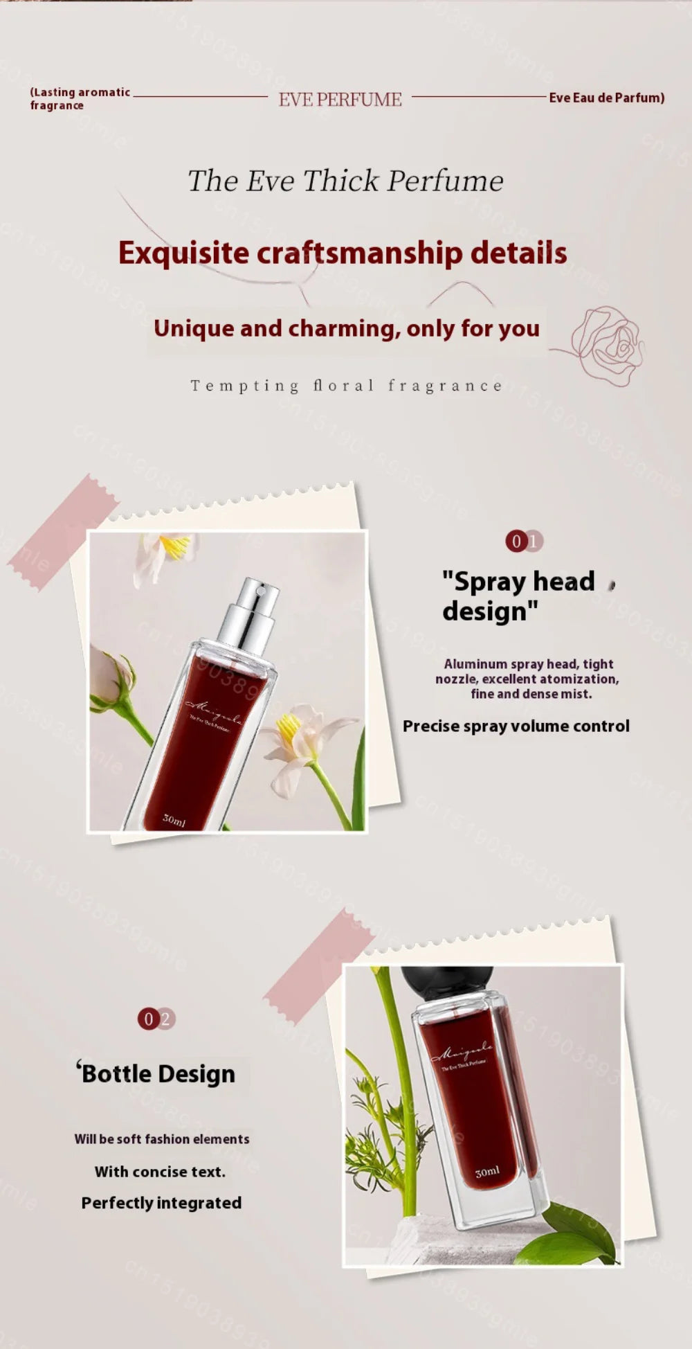 30Ml Fresh Fruity Perfume Floral Notes Long-Lasting Fragrance Light Niche Pheromone Women Classic Eau De Parfum Cologne Spray SwiftNest