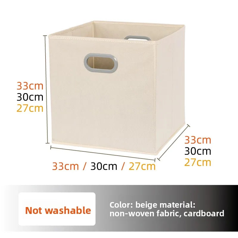 Square id Storage Box Home Dormi Staable Storage Bin Bookcase Storage Box Toy Miscellaneous Item Organizer Box