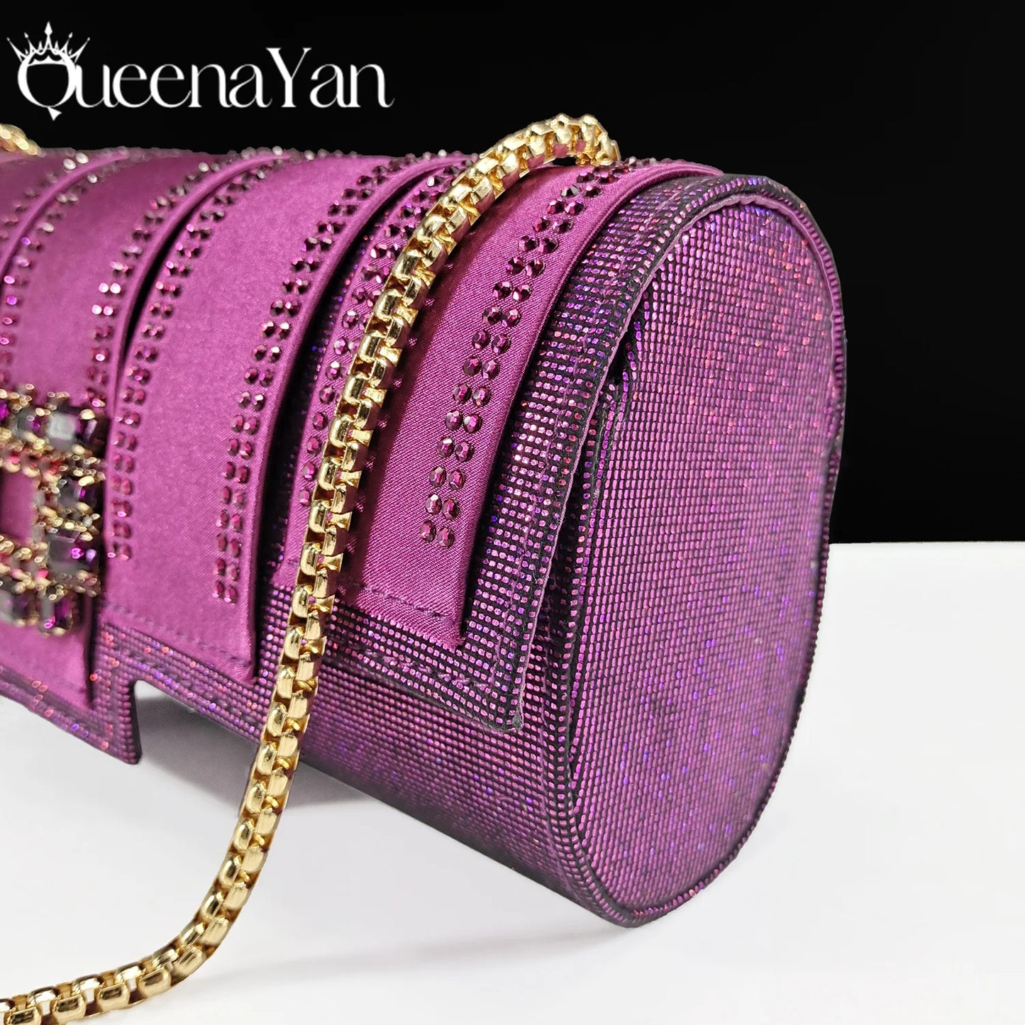 حذاء سهرة بتصميم إيطالي أنيق مع مقدمة مدببة وحقيبة كلاتش متناسقة، حذاء نسائي أنيق للمناسبات الخاصة