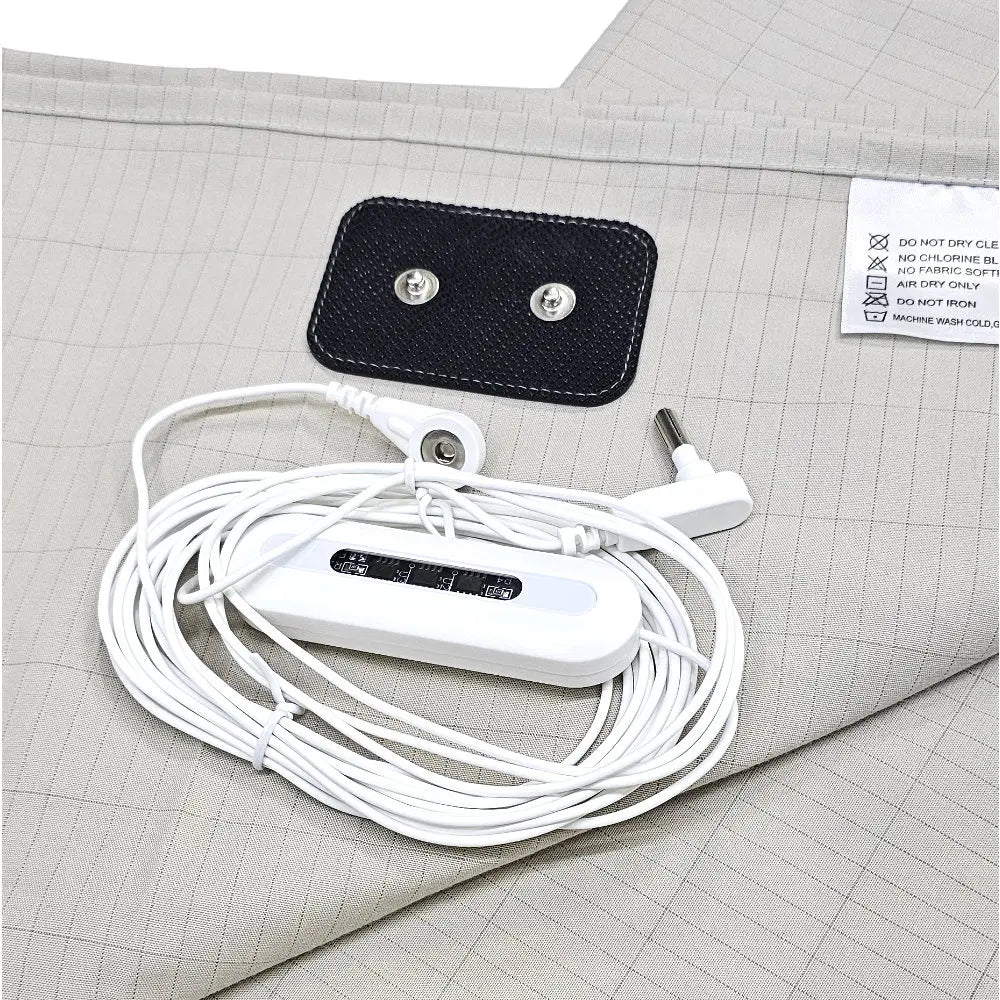 EARTHING  Pillow Case 51*76CM Radiation protection Antimicrobial Fiber for Better Sleep, Natural Wellness, Reduce Pain health