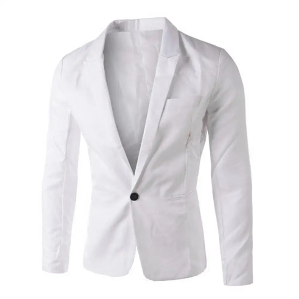 Mens Casual Blazers Vintage Work Suit Men Fashionable Suit Spring Summer Formal Slim Fit Blazers Jackets Casual Blazer
