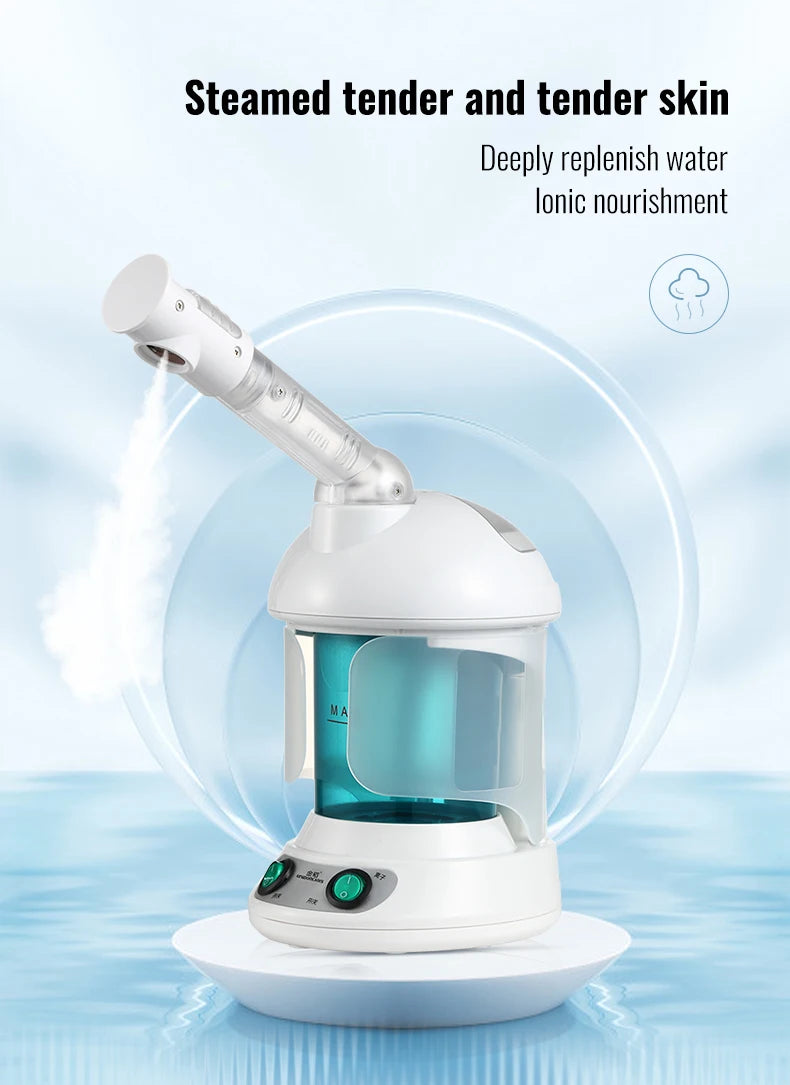 KSKIN Custom Hot Sale Face Mist Spray Portable Facial Steamer For Face Professional Ionic Facial Steamer