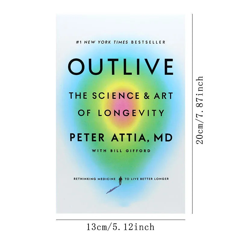 OutliveThe Science  Art of Longevity 1 New York Times Bestseller by Peter Attia MD with Bill Gifford  Lifelong Health & Wellness