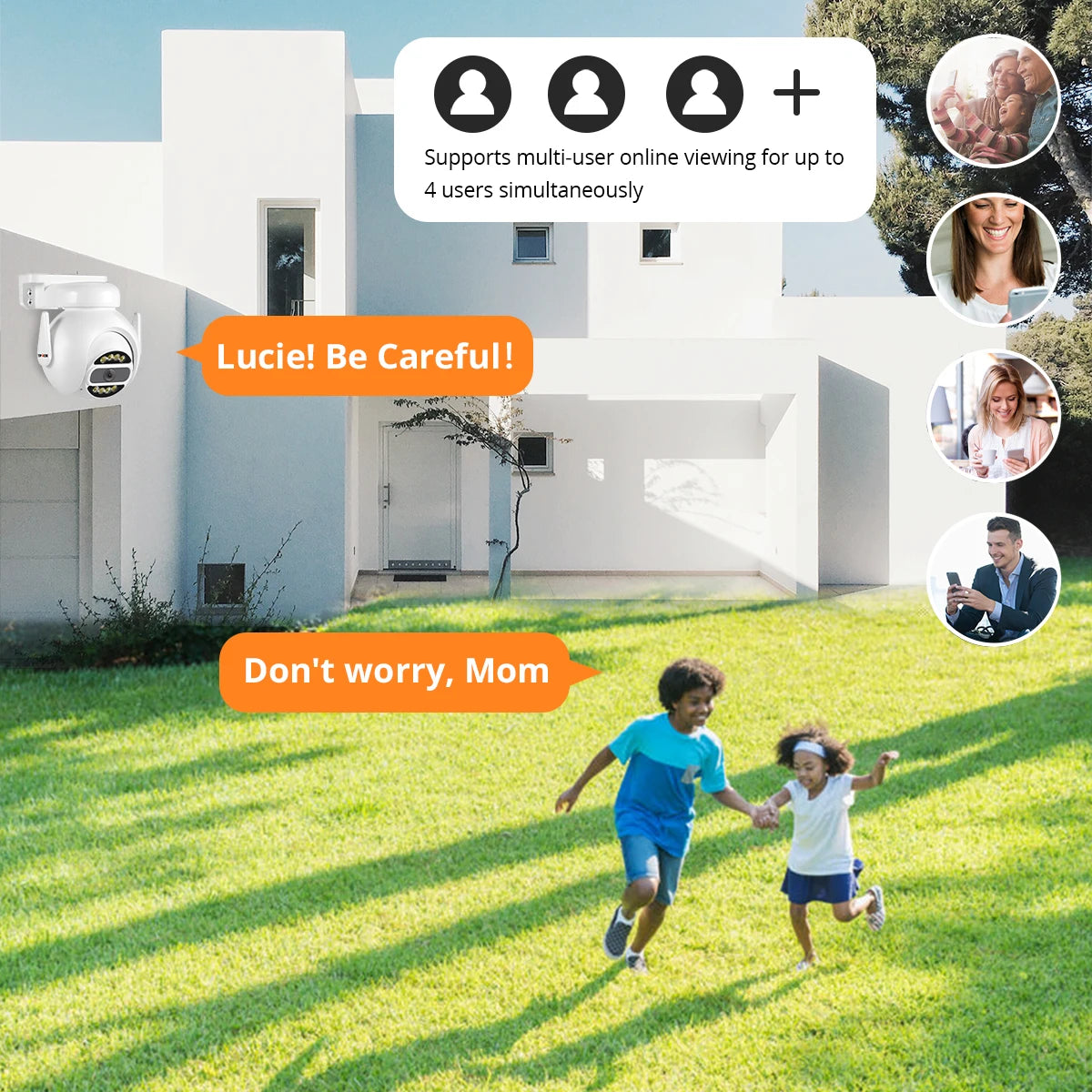 8MP 4K IP Camera WiFi PTZ Security Surveillance Camera 5MP Wi-Fi 4X Digital Zoom Color Night Vision 4MP CamHi CamHipro IP Camara