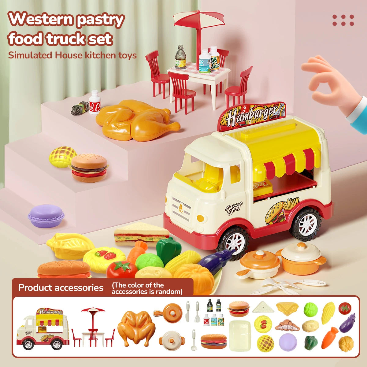 Kids Pretend Play House Simulation Kitchen Appliances Playset Juicer Mixer Vacuum Toaster Set Household Educational Toys Xmas