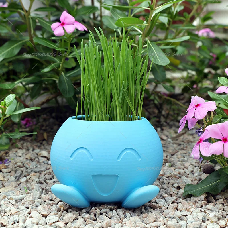 لوازم حديقة المنزل المطبوعة بتقنية الطباعة ثلاثية الأبعاد، أواني الزهور، أواني النباتات العصارية الإبداعية، أواني البونساي، ديكور المنزل