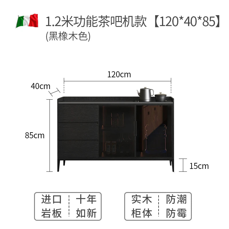 Kitchen Shelf Cabinets Living Room Storage Display Black Closets Cabinet Buffet Cupboard Mueble Recibidor De Entrada Decor