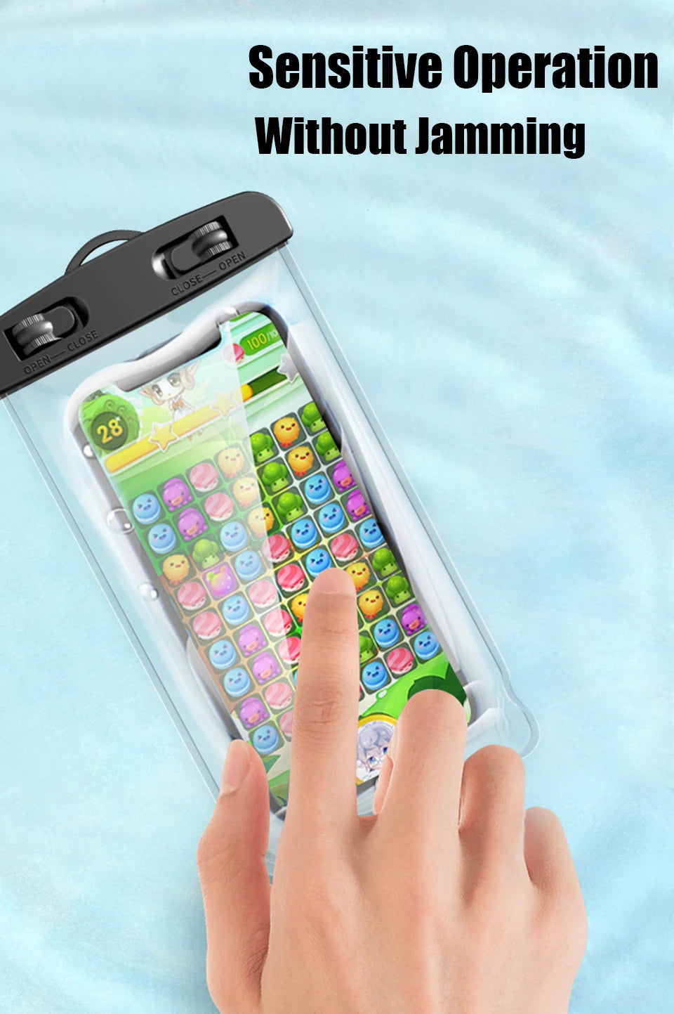 جراب هاتف مقاوم للماء وحقيبة مقاومة للماء للسباحة وحقيبة حماية عالمية للهاتف تحت الماء لهاتف iPhone 11 12 13 14 15 16 Pro