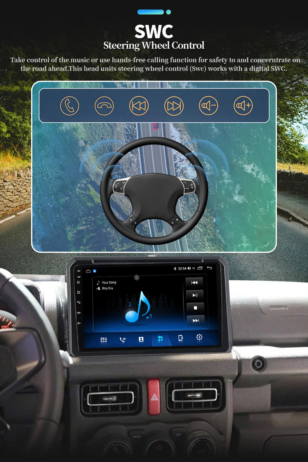 أندرويد 14 لهيونداي روهينز جينيسيس كوبيه 2012 نظام ملاحة متعدد الوسائط لاسلكي كار بلاي شاشة ستيريو راديو السيارة