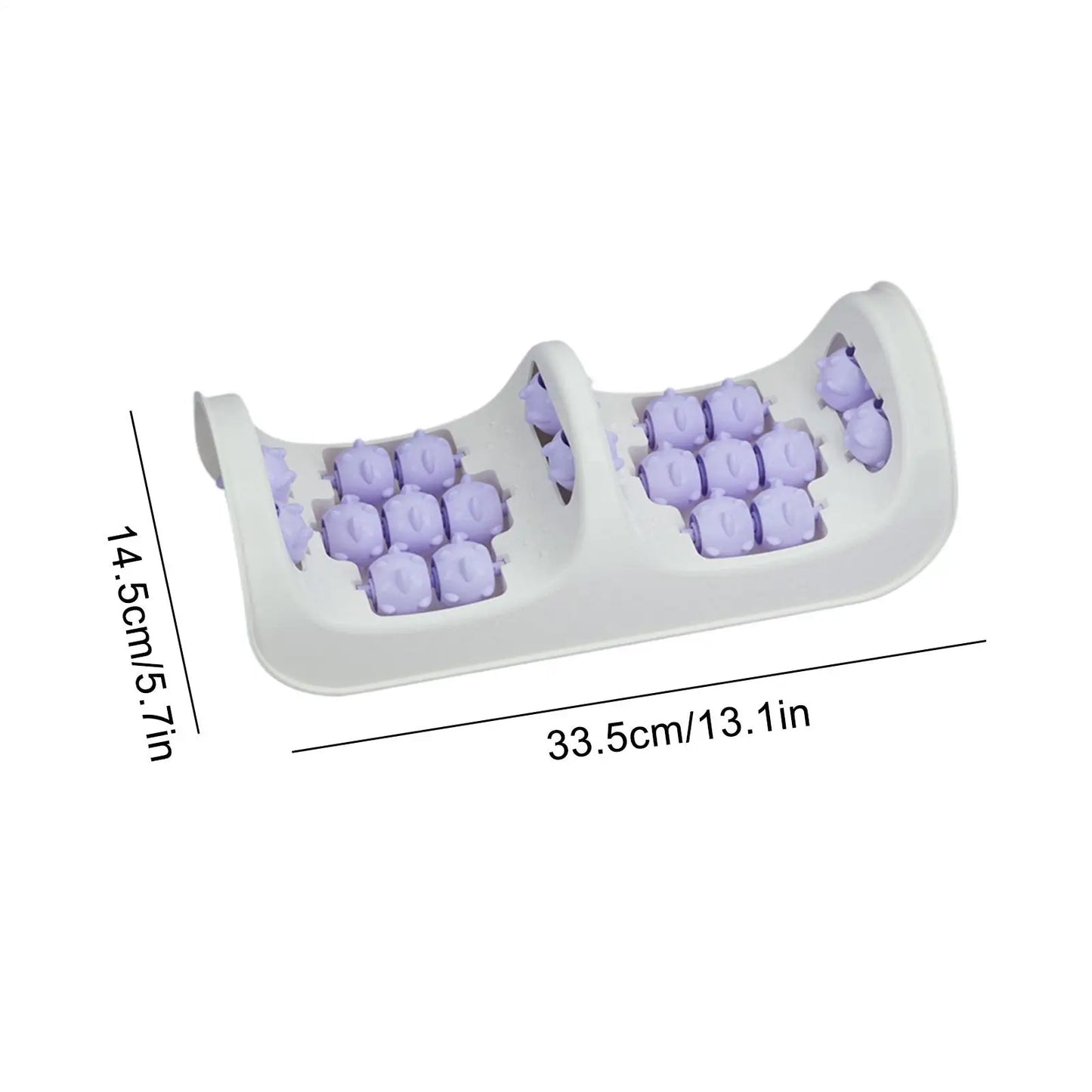 Foot Massager Roller Muscle Recovery Trigger Point Reflexology Board for Heel Pressure Relief Wellness Health Dad Mom