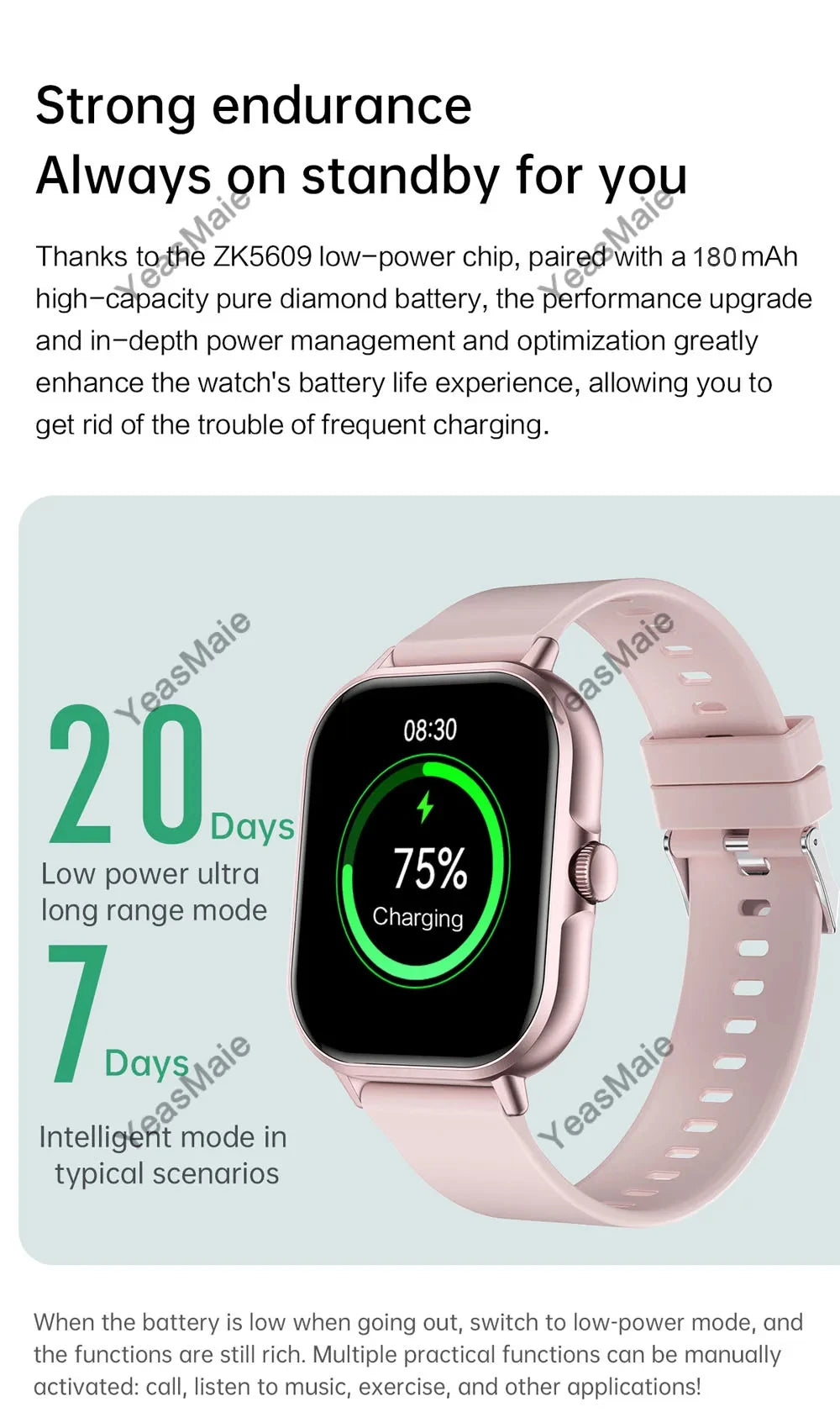 ساعة ذكية رياضية خارجية 2025 للنساء والرجال، ساعة لقياس معدل ضربات القلب وضغط الدم والأكسجين، خلفية شاشة، ساعات ذكية مزودة بخاصية الاتصال اللاسلكي وبلوتوث