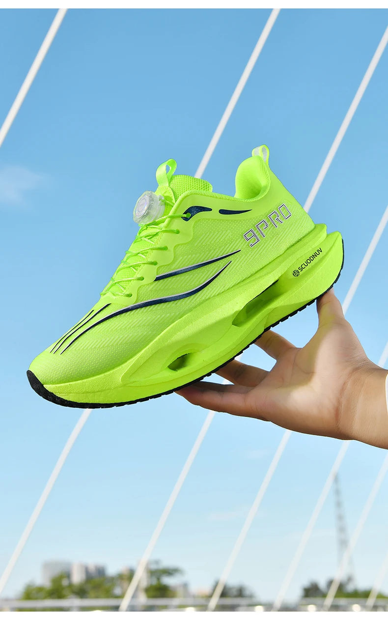 Men Running Shoes Casual Professional Marathon Sports Breathable Lightweight Women Comfortable Athletic Sneakers Carbon Plate