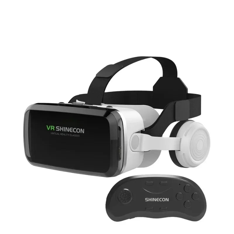 VR Shinecon Casque Helmet 3D Glasses Virtual Reality For Smartphone Smart Phone Headset Goggles Binoculars Video Game Wirth Lens
