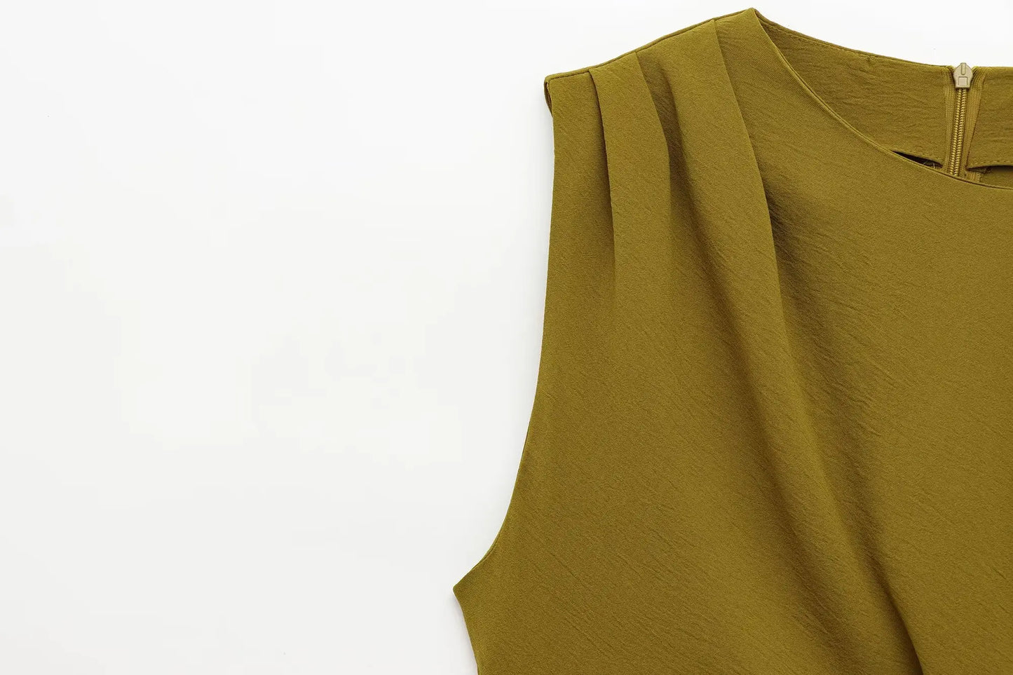 2025 new women's dresses fashionable comfortable pleated decoration Midi dresses