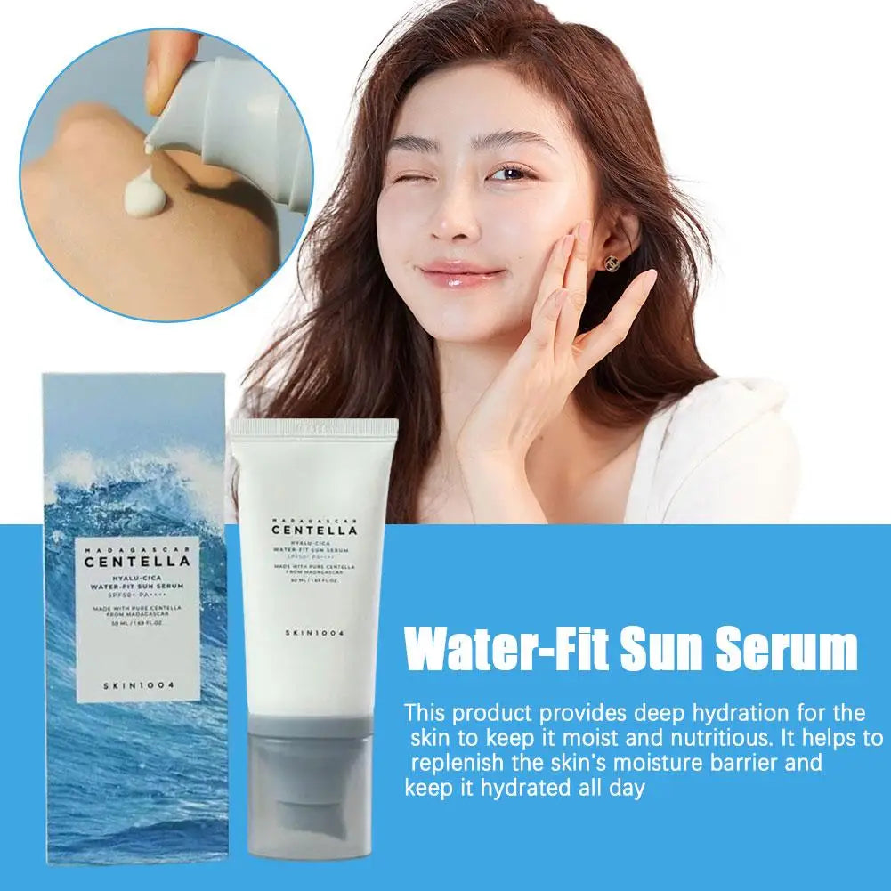 50ml Korean SKIN1004 Water-Sensing Sunscreen Hyaluronic Centella Niacinamide Sensitive Skin Waterproof Skin Care