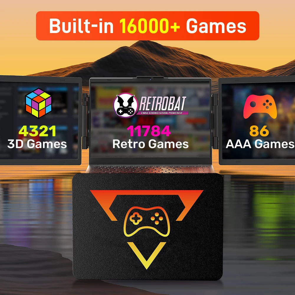 PlayZone 1TB Emulator Consoles Portable Retro Game SSD For PS5/PS4/PS3/Xbox/Switch/WII/WIIU Handheld Game HDD With 16000+ Games