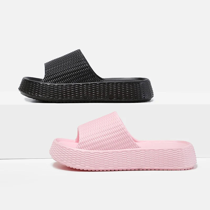 Chunky Platform Eva Cloud Slippers Women Thick Soft Sole Bathroom Home Slides Woman 2025 Summer Non Slip Beach Flip Flops Female