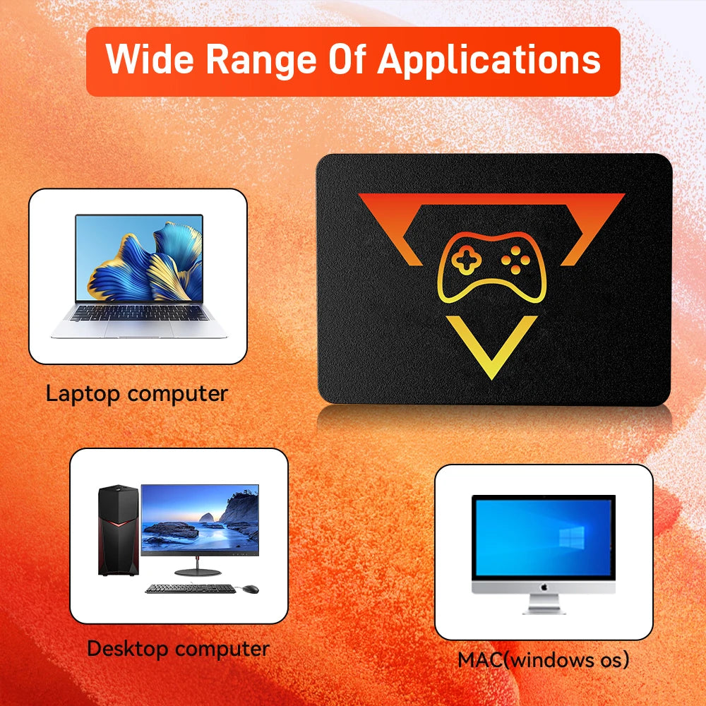 PlayZone 1TB Emulator Consoles Portable Retro Game SSD For PS5/PS4/PS3/Xbox/Switch/WII/WIIU Handheld Game HDD With 16000+ Games