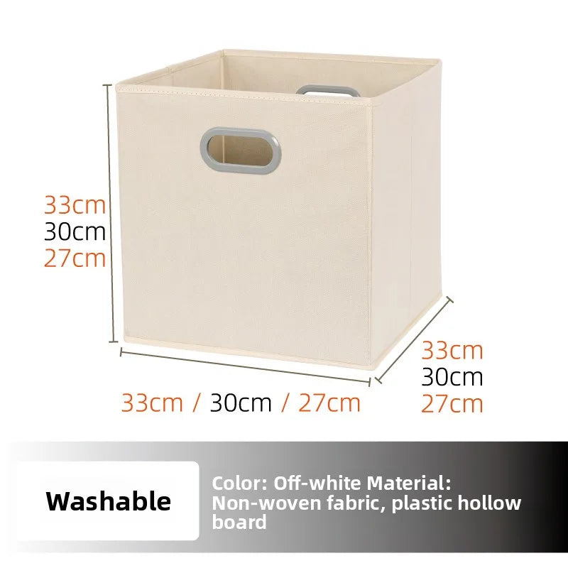 Square id Storage Box Home Dormi Staable Storage Bin Bookcase Storage Box Toy Miscellaneous Item Organizer Box