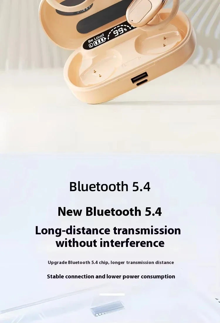 Bluetooth5.4 Sports Headset Wireless Ear-Hanging Headphone Touch With Microphone Game Earphone HD Stereo For smart Phone Headset