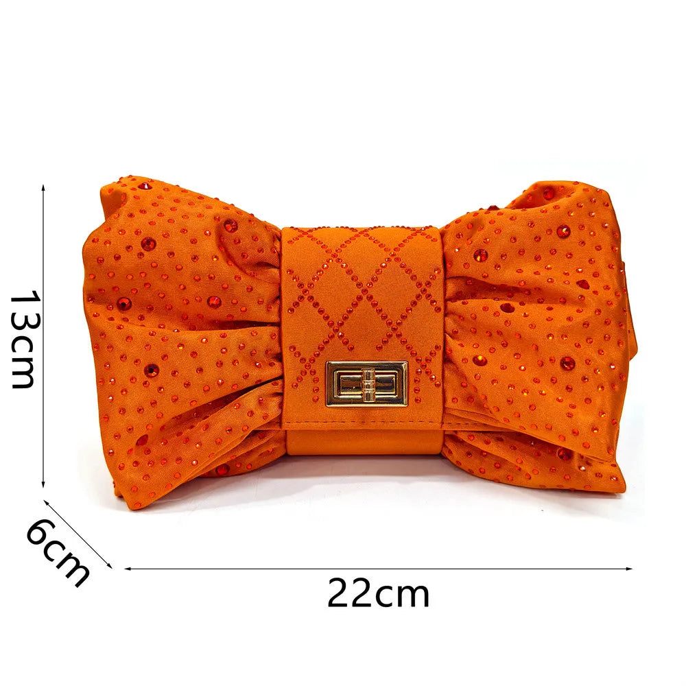 Latest Women Italian Shoes and Matching Bags Decorated with Rhinestone Elegant Pointed Toe Wedding Shoes Bride