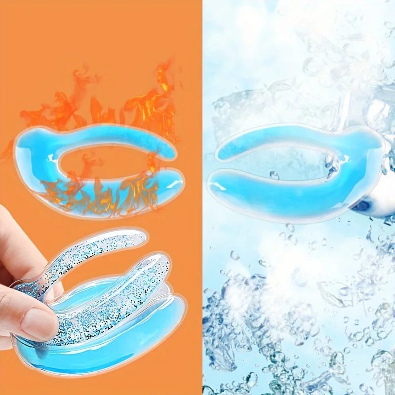 رقعة عين جل باردة لتبريد الجفن المزدوج للعين، أداة للعناية بالوجه من أجل الجمال والعناية الشخصية