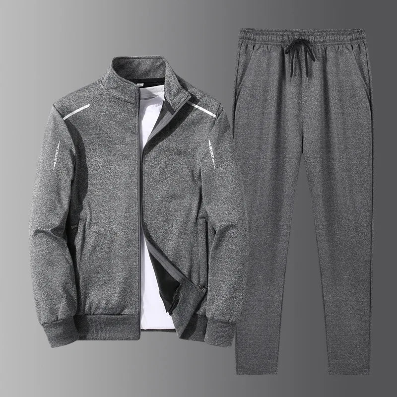 Men's Outdoor Sports Set Two Piece Running Hoodie Sports Set Daily Leisure Fitness Set Team Wholesale Available