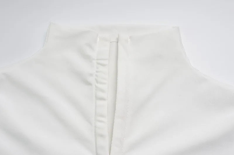 Women's Fashion Short Sleeve Pants Set Chic Tight Zipper Top Straight Leg Low Waist Trousers Casual Streetwear Commute Outfit