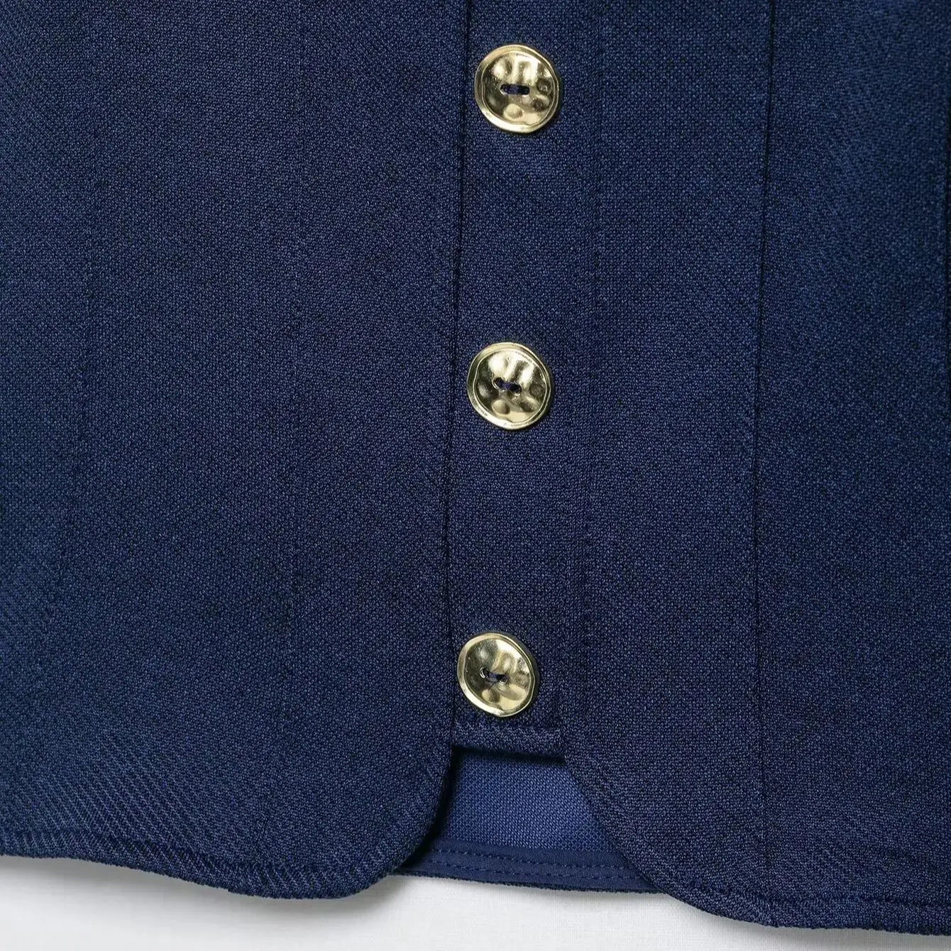 Women's Fashion With Metal Buttons Vest Square Collar Wide Straps Waistcoat Chic Tops