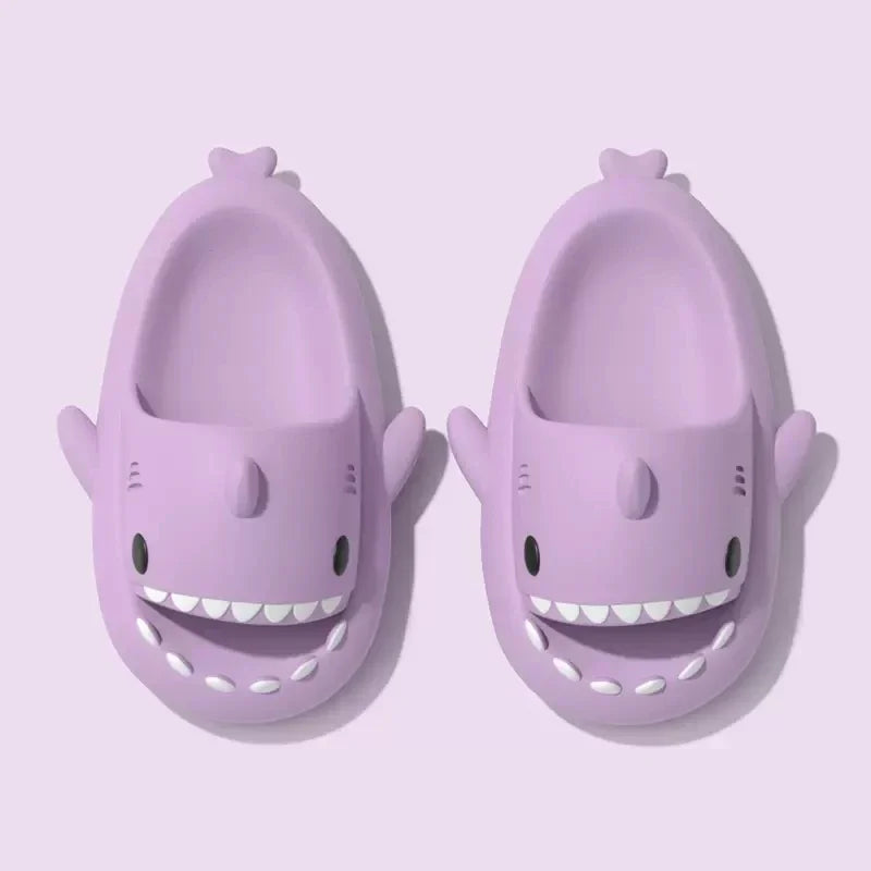 Fashion Women Shark Slippers Removable Fins Slides Indoor EVA Light Sandals Beach Couple Outside Men Shark Flip Flops