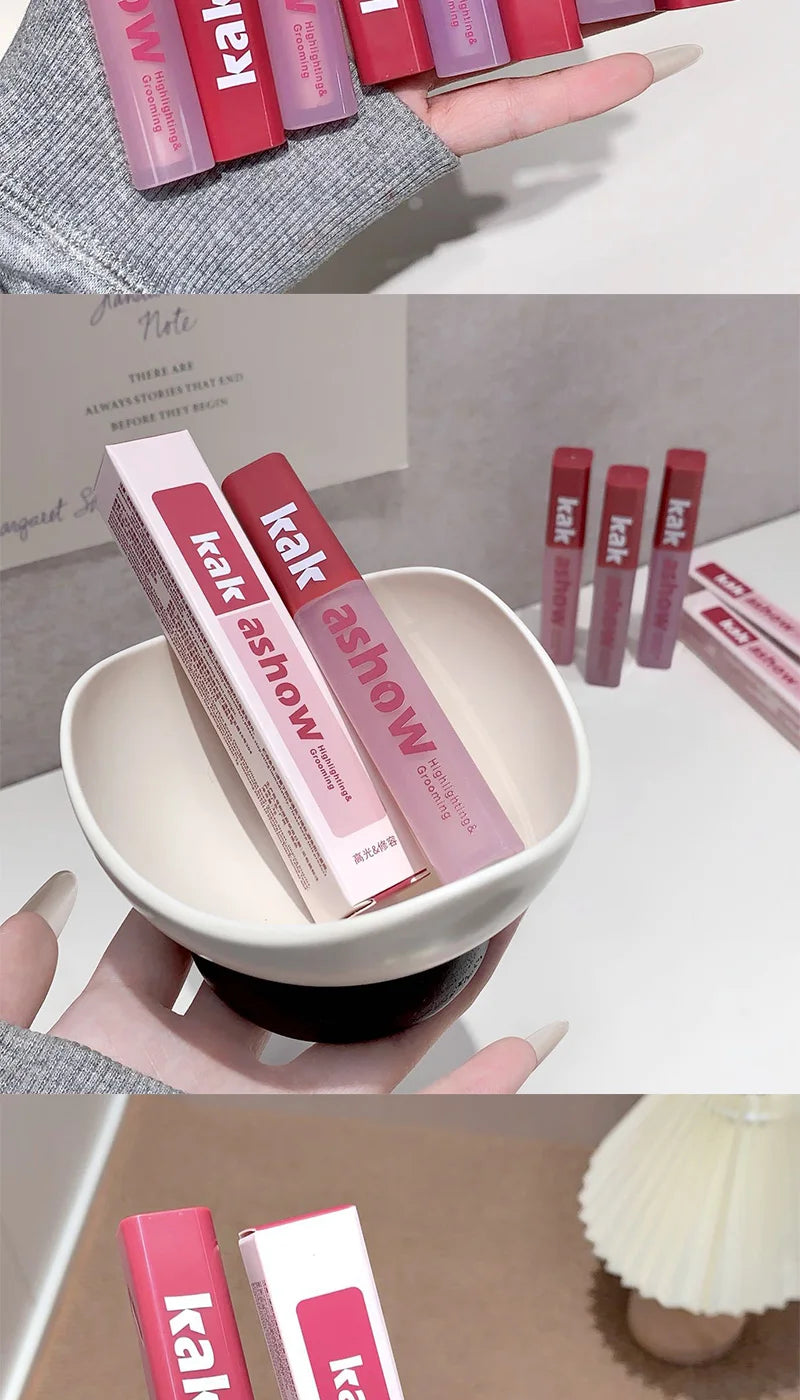 kakashow flawless beautification liquid, light and thin skin makeup, concealer highlights, natural makeup