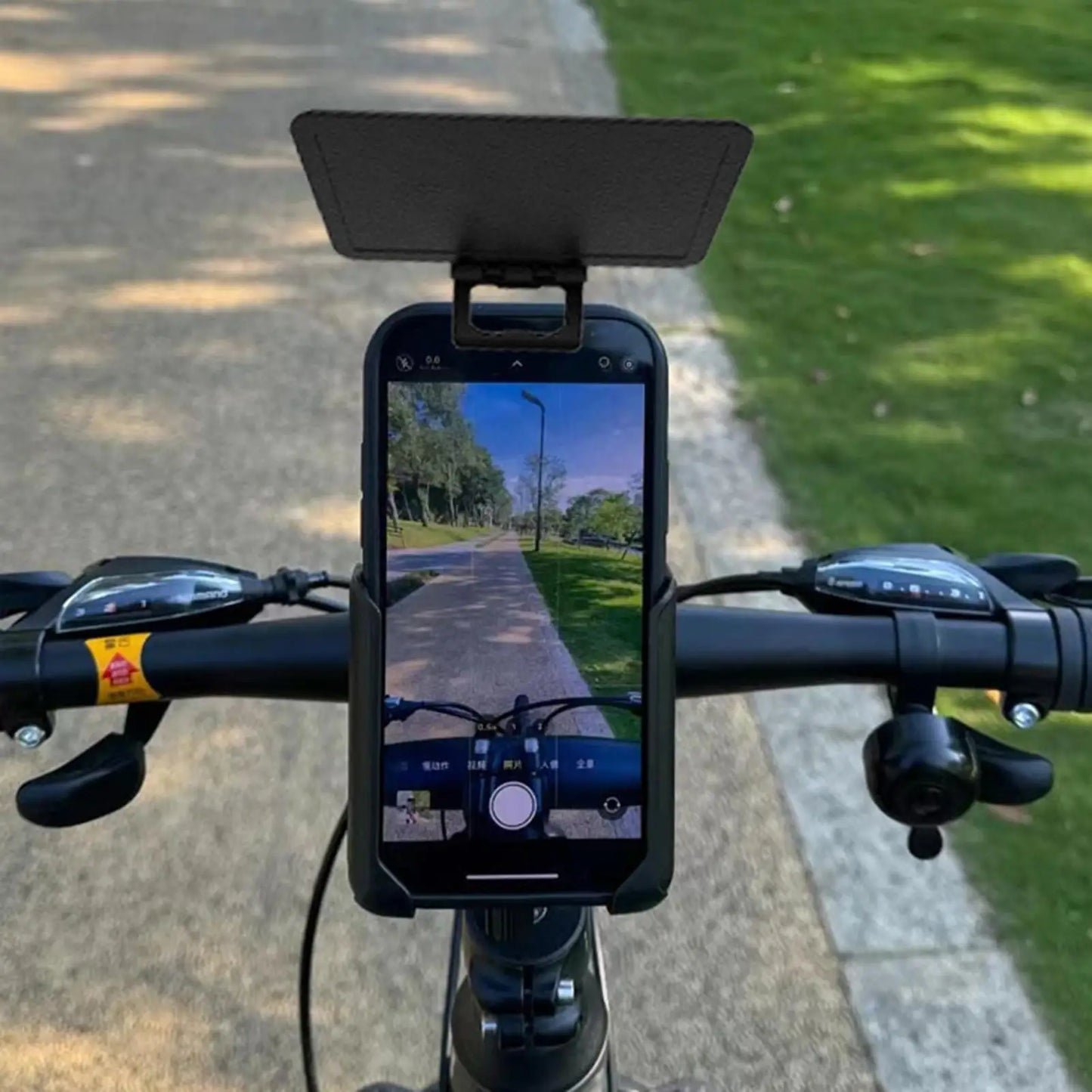 Phone Sun Shade Cellphone Sun Shade Cover Foldable Anti-Glare Sunshade for Cellphones Smartphone UV Protection Panel for Vehicle