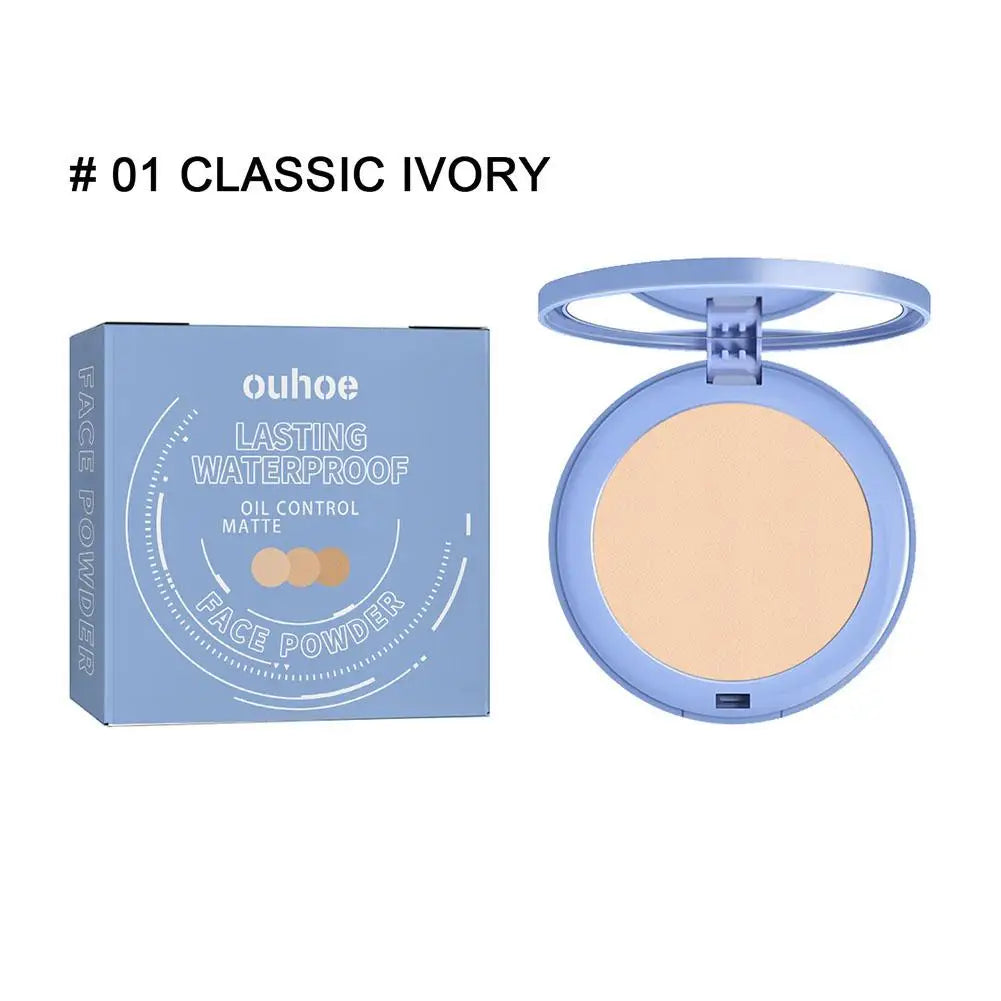Sunscreen Powder Cosmetic Face Powder Oil-Control Waterproof Lasting Matte Concealer Makeup Pressed Powder Korean Cosmetic  4.8