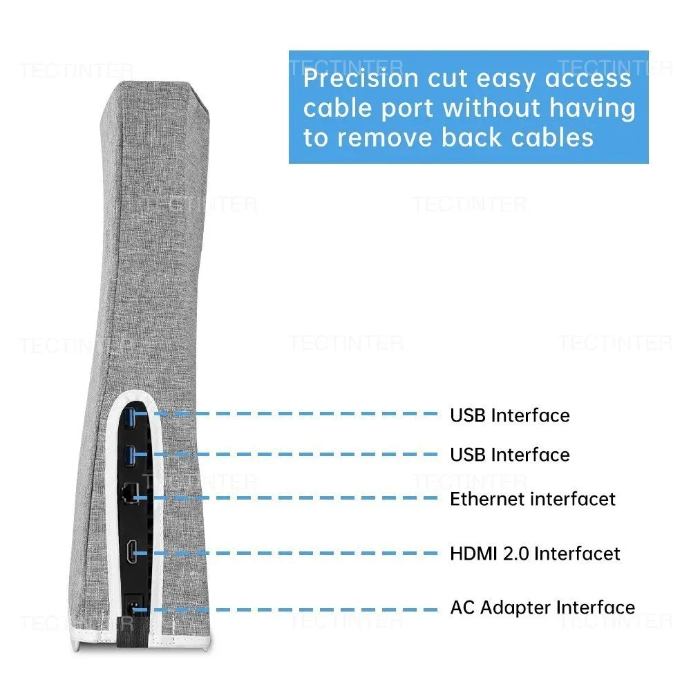 For PS5 Console Protector Dust Proof Protective Case Waterproof Cover Anti-scratch For PlayStation 5 PS5 Games Accessories