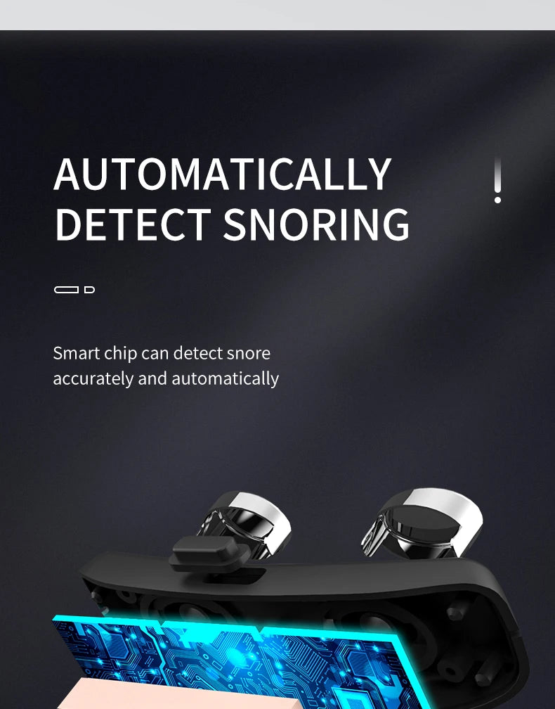 Smart Anti-snoring Device Portable Electric Ear Hook Comfortable Sleep Well Stop Snore Health Care Sleep Apnea Aid